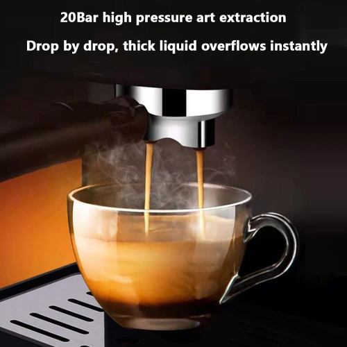 Multifunctional Italian coffee machine Home coffee machine Fully automatic Italian coffee machine Small milk coffee machine - white