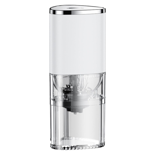 Electric Coffee Grinder Portable Rechargeable Coffee Grinder Coffee Bean Grinder, White