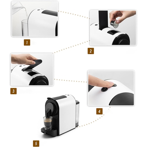 Italian capsule coffee machine home fully automatic all-in-one machine small portable office grinding espresso machine