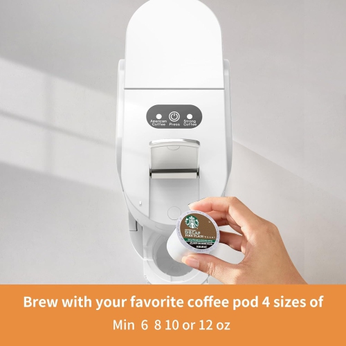 Capsule coffee machine household mini small fully automatic espresso coffee machine multifunctional - white