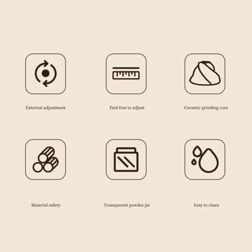 Moulin à café manuel avec noyau en céramique Moulin à café professionnel à manivelle