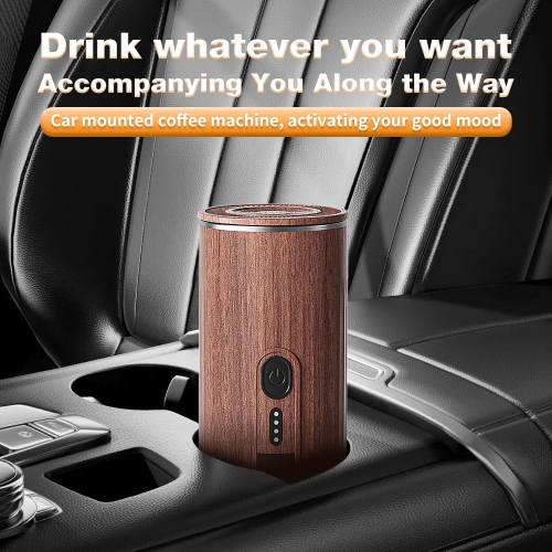 Mini cafetière avec radiateur, cafetière portative 3 en 1 avec pompe pour capsules NS/DG et poudre de café, idéale pour les voyages, le camping et la