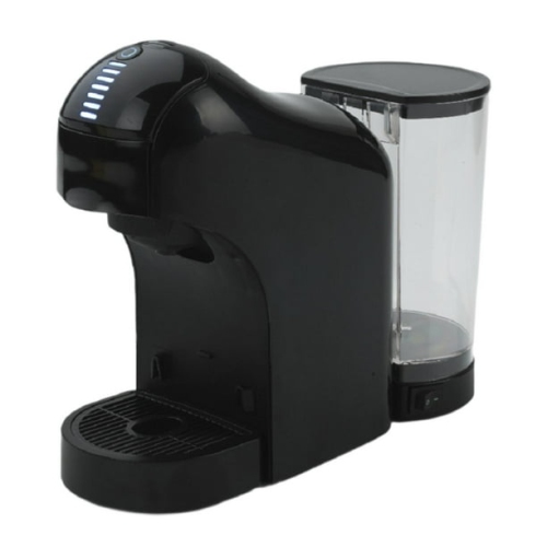 Italian coffee machine single cup coffee machine capsule coffee machine with removable water tank home cappuccino latte machine - black