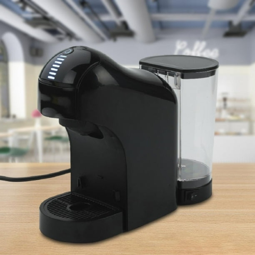 Italian coffee machine single cup coffee machine capsule coffee machine with removable water tank home cappuccino latte machine - black