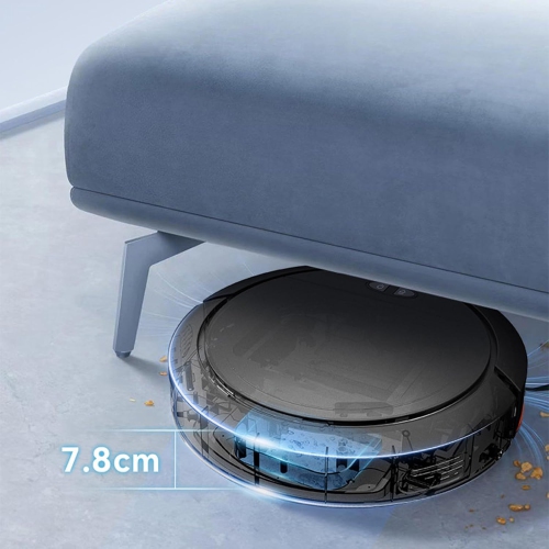 3-in-1 Robot Vacuum Cleaner and Mop, 2700Pa Strong Suction, 120 Minutes Run Time, Smart APP Control, Automatic Cleaning Mode, Anti-Fall, Voice Alarm