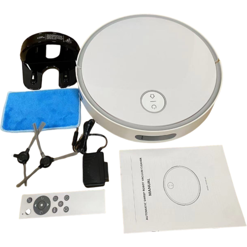 Ultra-thin 3-in-1 sweeping and mopping robot - hurricane suction/intelligent obstacle avoidance/91 minutes of long battery life/slim body/pet hair