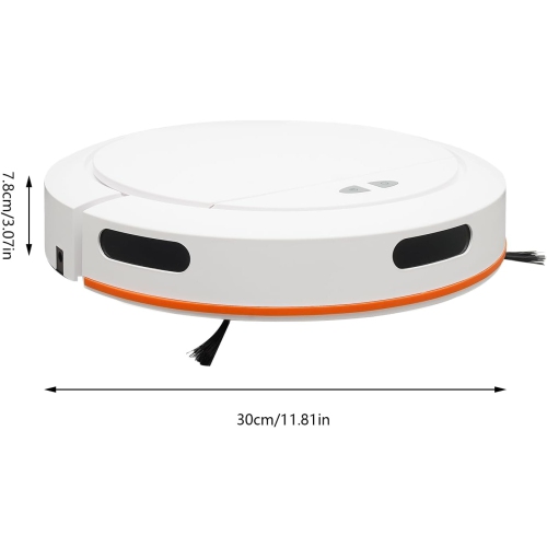 3-in-1 Robot Vacuum Cleaner and Mop, 2700Pa Strong Suction, 120 Minutes Run Time, Smart APP Control, Automatic Cleaning Mode, Anti-Fall, Voice Alarm