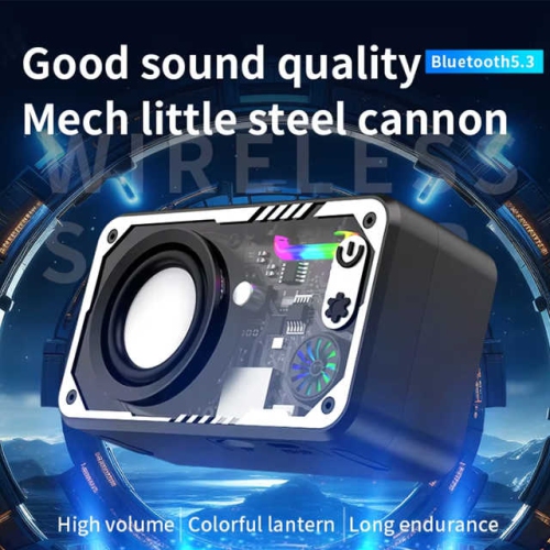 V1 Portable Wireless Speaker Stereo RGB Light Christmas Gift Outdoor Use Audio Equipment/Amplifier/Speaker