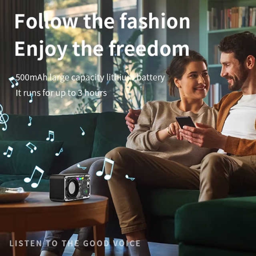 V1 Portable Wireless Speaker Stereo RGB Light Christmas Gift Outdoor Use Audio Equipment/Amplifier/Speaker