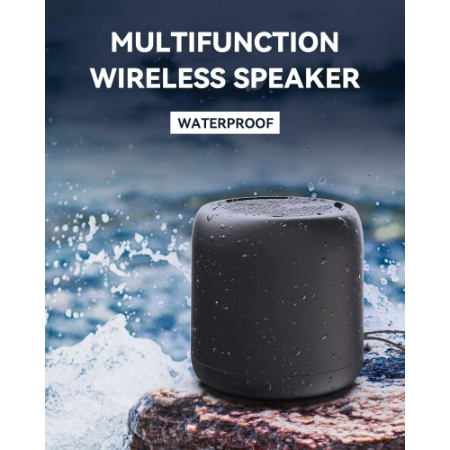 Bluetooth Speaker, Portable Wireless Speaker, 24 Hours Play Time, IPX4 Waterproof Stereo Bluetooth 5.0, 1200mAh Wireless Stereo Pairing, Home,