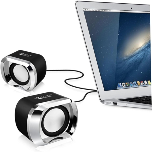 Computer Compact Stereo Speakers Wired Multimedia Computer Speakers Suitable for Home Loud Volume Laptop Desktop Computer