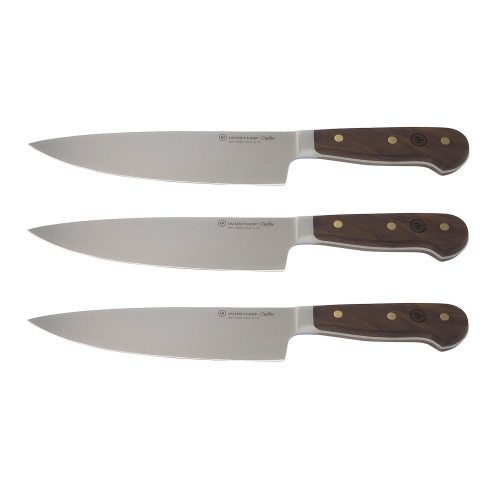 Wusthof Crafter 8" Chef's Knife, Black - 3 Units