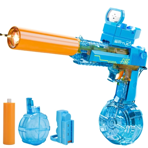 Pistolet à eau électrique Maxxus pour enfants avec portée de pulvérisation élevée de 32 pi idéal pour les fêtes dans la piscine, la plage, la cour et