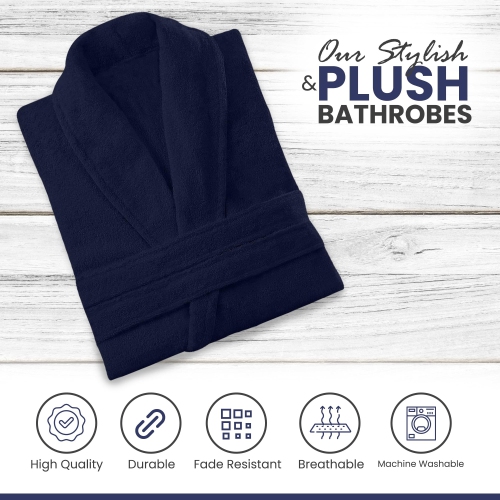 Terry Cloth Bathrobes for Women 100% Cotton Robes Soft Women Bathrobe Towel Spa Robe adult Hotel Robe Warm Bathrobe