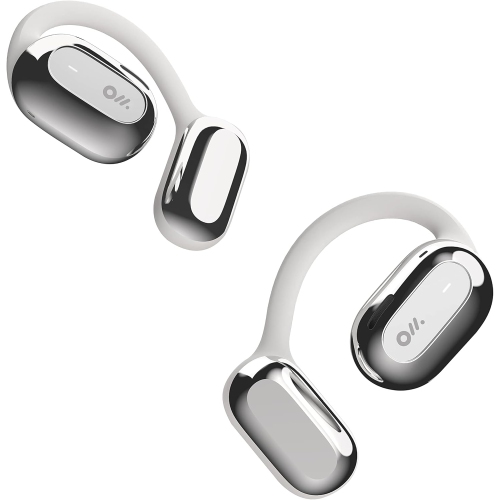 Oladance OWS2 Open Ear Bluetooth 5.3 Wireless Headphones with Multipoint Connection, Android & iPhone Compatible, and a Carry Case - Space Silver