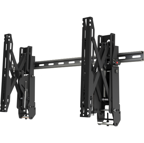 Crimson AV Unistrut Video Wall Mount with Push-In and Pop-Out Technology - Black -