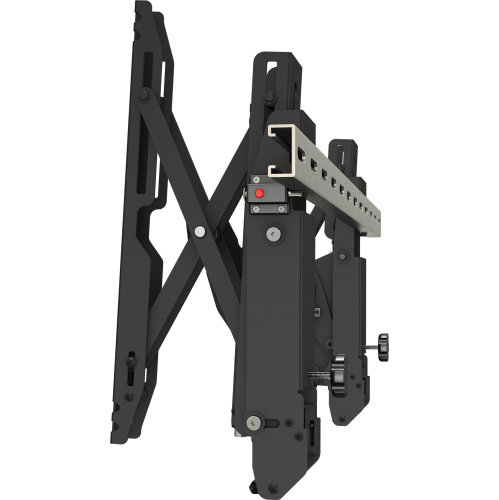 Crimson AV Unistrut Video Wall Mount with Push-In and Pop-Out Technology - Black -