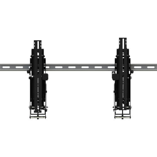 Crimson AV Unistrut Video Wall Mount with Push-In and Pop-Out Technology - Black -