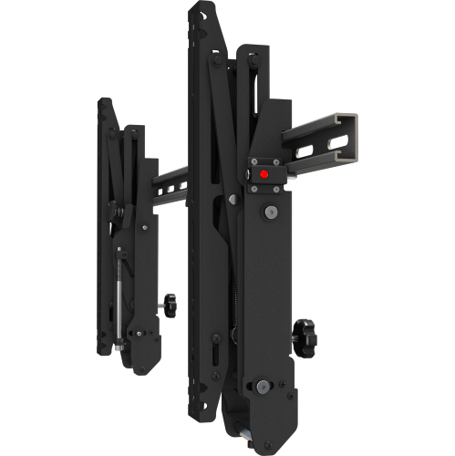 Crimson AV Unistrut Video Wall Mount with Push-In and Pop-Out Technology - Black -