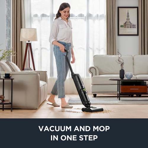 EUREKA Cordless Wet Dry Vacuum All-in-One Mop, Hard Floor Cleaner with Self-Cleaning System, Vacuum Mop for Multi-Surfaces, Perfect for Cleaning