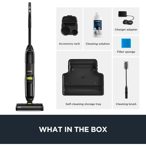 EUREKA Cordless Wet Dry Vacuum All-in-One Mop, Hard Floor Cleaner with Self-Cleaning System, Vacuum Mop for Multi-Surfaces, Perfect for Cleaning