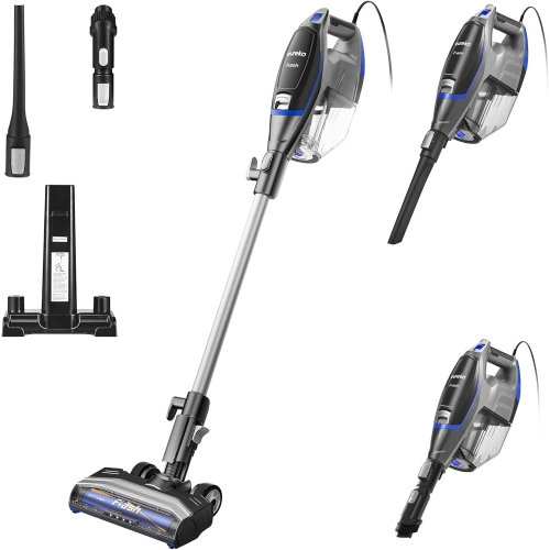 Image 1 de 10.. Puissants aspirateurs sans sac pour animaux domestiques d'Eureka, aspirateur domestique léger pour tapis et planchers durs, aspirateur portatif avec