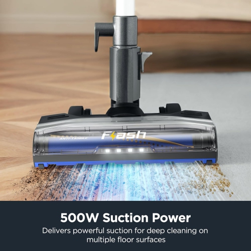 Eureka Powerful Bagless Vacuum Cleaners for Home Pets, Lightweight Household Vacuum Cleaner for Carpet and Hard Floor, Flash NES520BLC 2-in-1