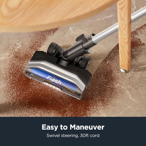 Eureka Powerful Bagless Vacuum Cleaners for Home Pets, Lightweight Household Vacuum Cleaner for Carpet and Hard Floor, Flash NES520BLC 2-in-1