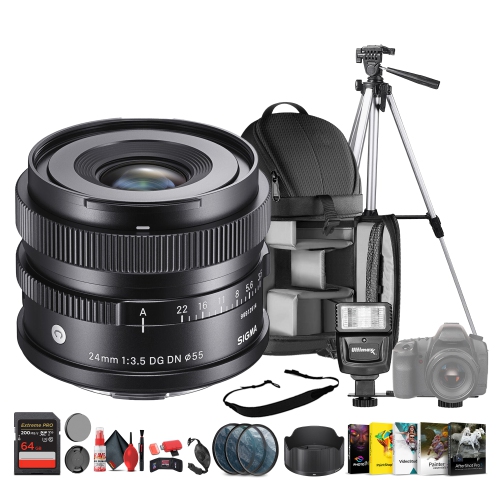 Sigma 24 3.5 DG DN Contemporary Sony E Bundle