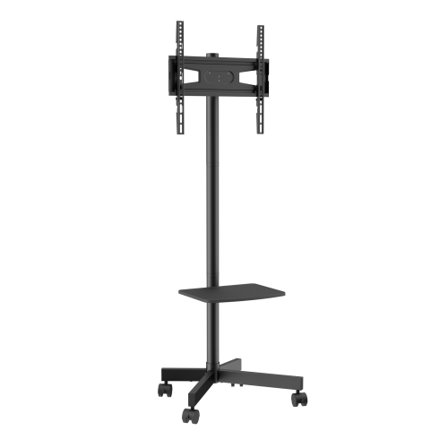 VEVOR 23 to 60 inch Mobile TV Stand, Mobile TV Cart, Height Adjustable Portable TV Stand with Wheels, with A Tray for Audio-Visual Devices, Rolling