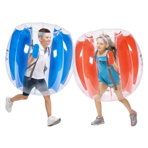 VEVOR 3FT/0.9M Inflatable Bumper Balls 2-Pack , Body Sumo Zorb Balls for Kids & Teens, Durable PVC Human Hamster Bubble Balls for Outdoor Team Gaming