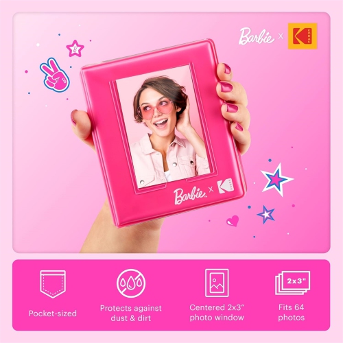 Kodak x Barbie Printomatic Instant Print Camera + Case, Photo Album, Paper & More