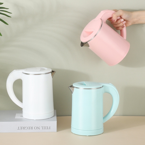 0.6L stainless steel travel kettle - 6 minutes fast boiling, one-button operation, 304 anti-scalding material, travel-friendly