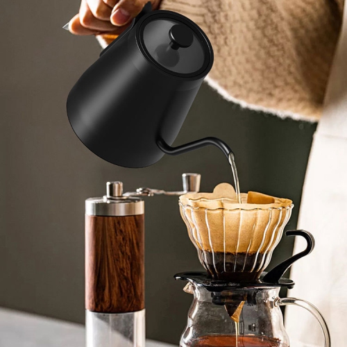 Smart hand-pour electric kettle – accurate temperature display, touch panel, 24-hour heat preservation, gooseneck spout, stainless steel design