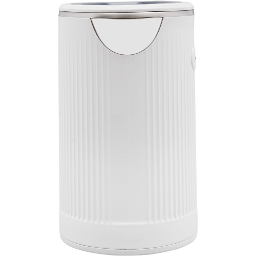 600W Travel Electric Kettle - 4-6 Min Fast Boil, Food-Grade 304 Stainless Steel, Compact & Lightweight for Hotels/Offices(White)