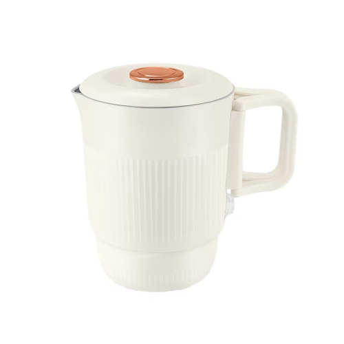 Portable Foldable Electric Kettle - 800ml, 600W Fast Heating, 2 Temp Settings, Food-Grade PP, Leakproof for Travel