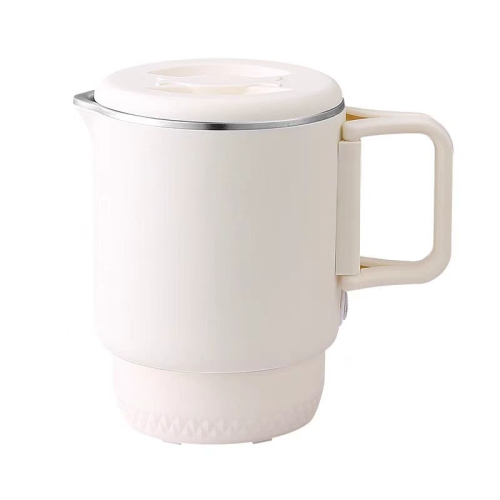 Portable Foldable Electric Kettle - 800ml, 600W Fast Heating, 2 Temp Settings, Food-Grade PP, Leakproof for Travel