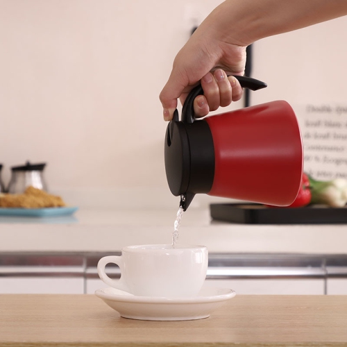 304 stainless steel coffee pot - 800 ml vacuum thermos, double-layer vacuum household hot water kettle, simple hand-poured coffee pot