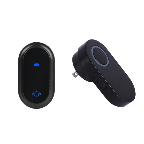 Sonnette à génération automatique sans fil domestique étanche sans fil à batterie 433 Sonnette - Blanc