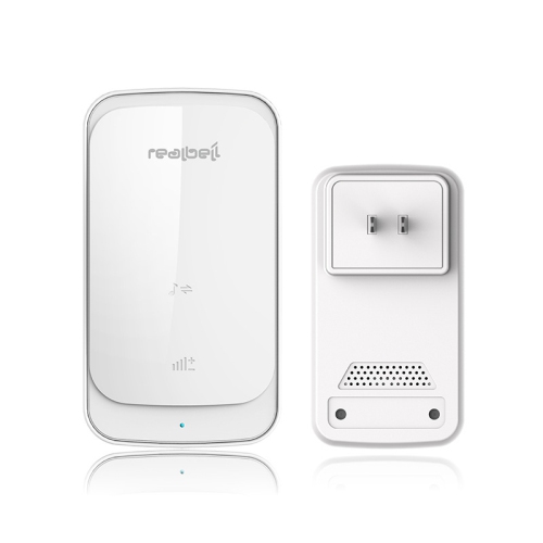 Wireless doorbell smart wireless doorbell home long distance waterproof wireless remote control touch sensor doorbell - white