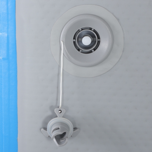 PawHut 47"L Inflatable Dog Water Ramp Floating Duck Ladder Step for Swimming Pets Up to 200lbs, Pet Water Platform for Pool, Lake, Boat, Dock