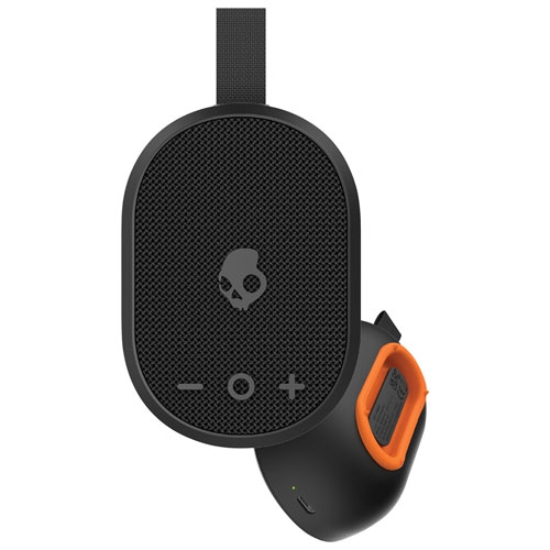 Remis à neuf - Haut-parleur sans fil Bluetooth étanche Ounce+ de Skullcandy - Noir