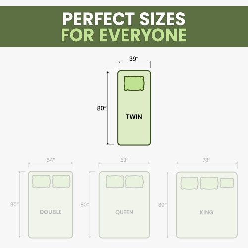 Canadian Linen Waterproof Mattress Protector, Soft Smooth Tree Design Bamboo Viscose Fabric Cooling Breathable Mattress Pad Noiseless Absorbent