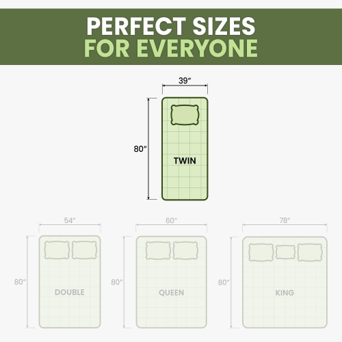 Canadian Linen Mattress Topper, Extra Thick Quilted Mattress Pad, 400 GSM Premium Fill, Soft Bamboo Viscose Fabric, Breathable Cooling Mattress