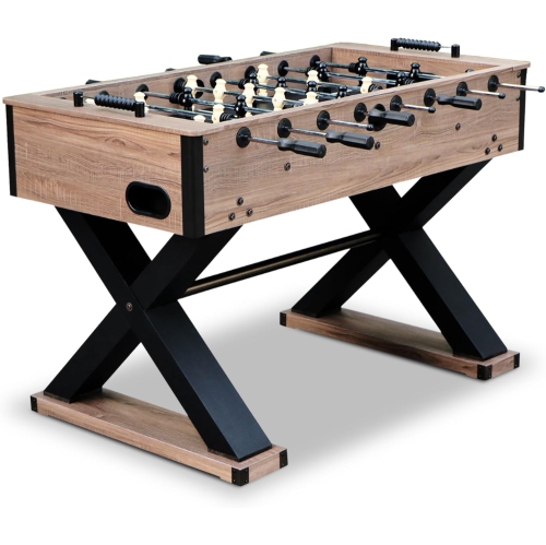 Open Box – Hathaway Excalibur 54-in Foosball Table - Driftwood