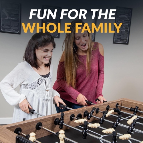 Open Box – Hathaway Excalibur 54-in Foosball Table - Driftwood