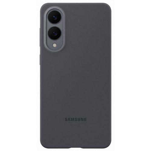 Étui souple ajusté en silicone de Samsung pour Galaxy S25 Edge - Noir