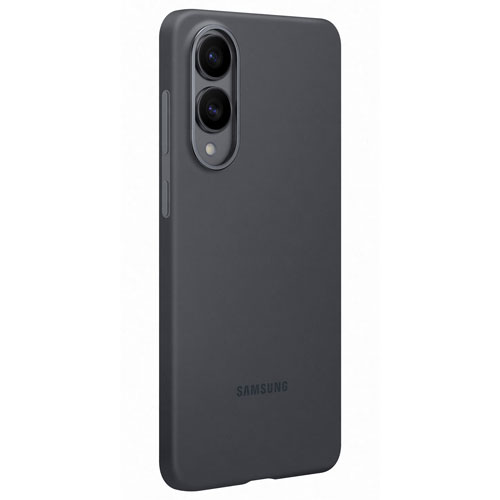 Samsung Silicone Fitted Soft Shell Case for Galaxy S25 Edge - Black