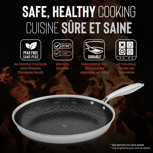 HELL'S KITCHEN HYBRID 11" FRY PAN CERAMIC