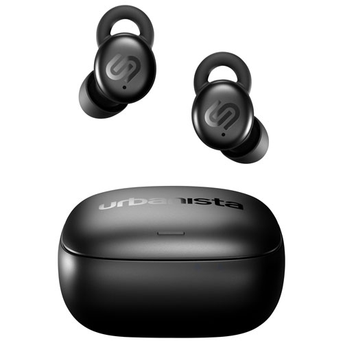 Urbanista Porto True In-Ear Sound Isolating True Wireless Earbuds - Midnight Black